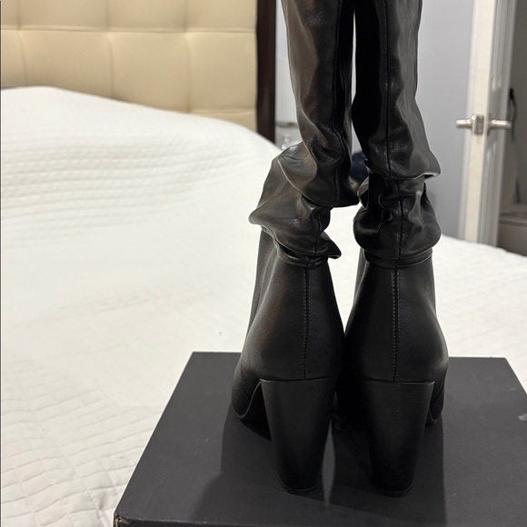 Banana Republic Factory Black Heeled Boots - Picture 3 of 7